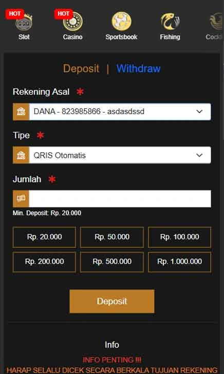 cara deposit Petir Hack 12 Slot Rilis Kece